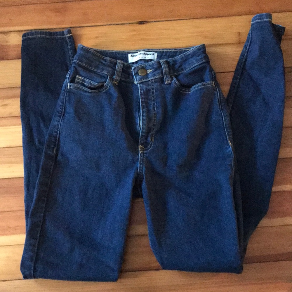 American apparel pencil jeans